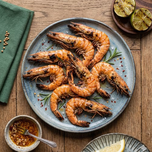 GARLIC & CHILLI PRAWNS at SoBha Highgate