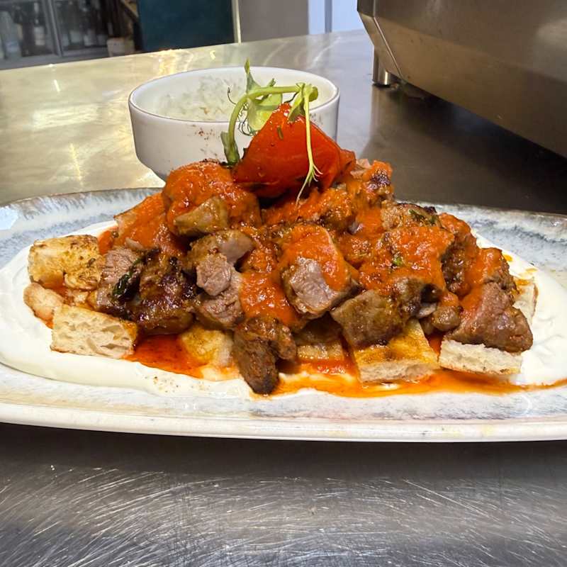 Iskender Special Kebab at SoBha
