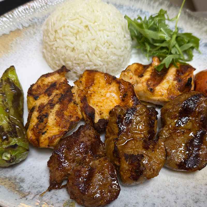 Mixed Shish Kebab at SoBha