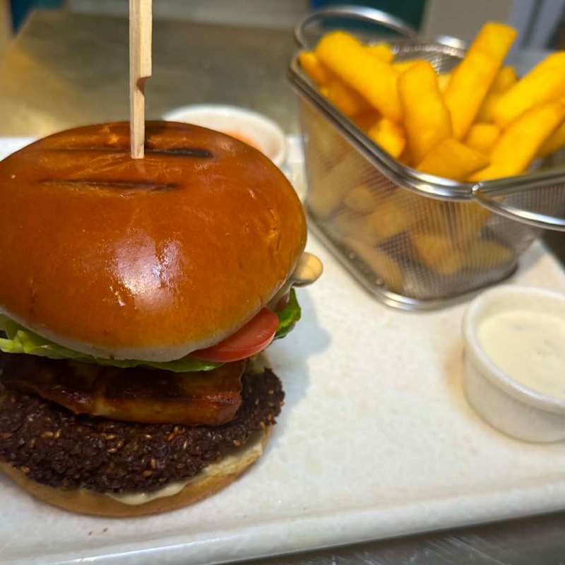 VEGETARIAN BURGER at SoBha Highgate